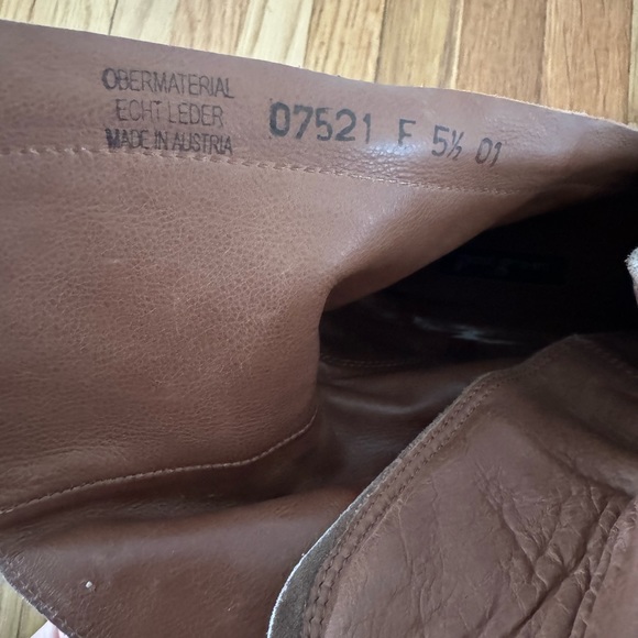 Paul Green Women Jackson Fine Brown Suede Combat Boots size 8US Austrian 5.5 - Picture 5 of 9